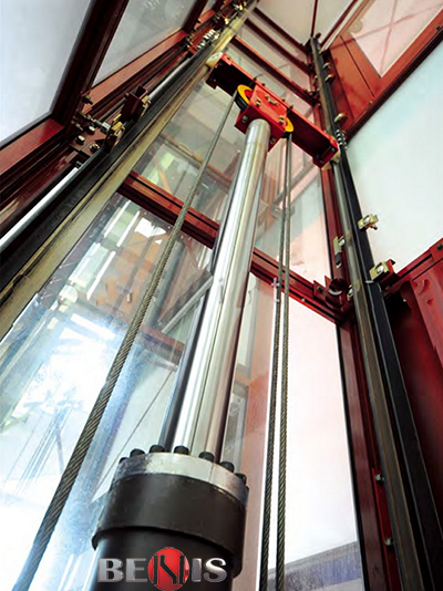 نمای آسانسورهای هیدرولیکی